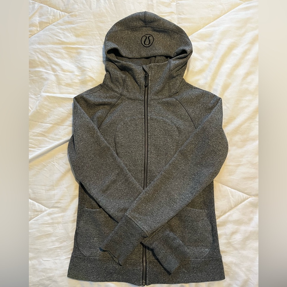 lululemon athletica Women's Heather Gray Scuba Jacket